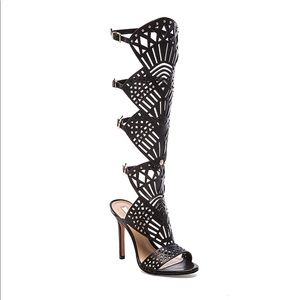 SCHUTZ Brasiliana Convertible Laser-Cut Sandal.